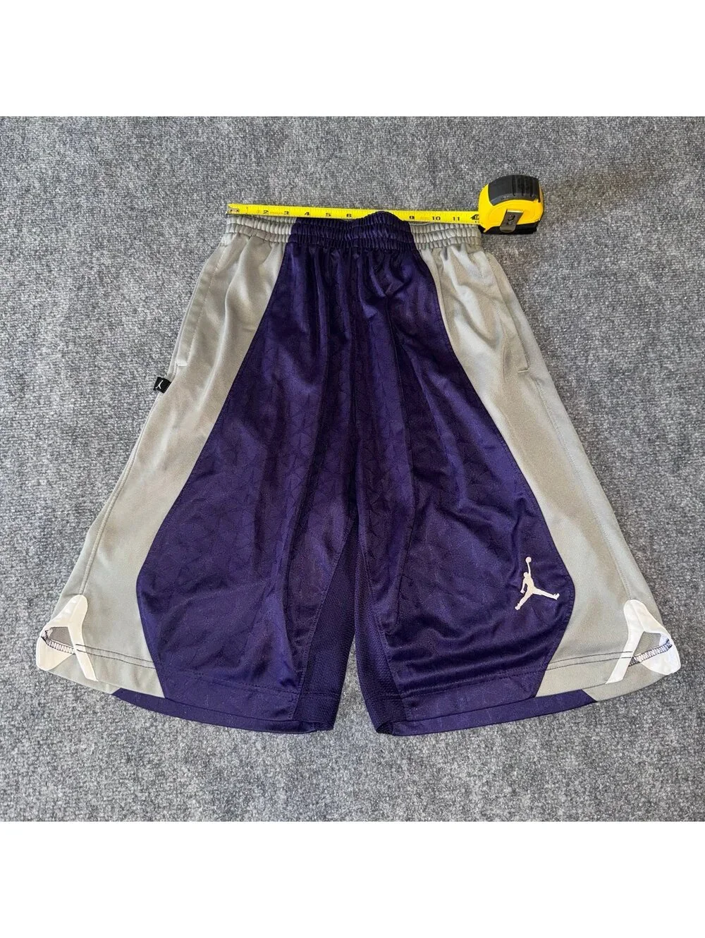 Nike Air Jordan Grail Purple Baggy Hoop Shorts Mens MD Vtg y2k 90s Rare
